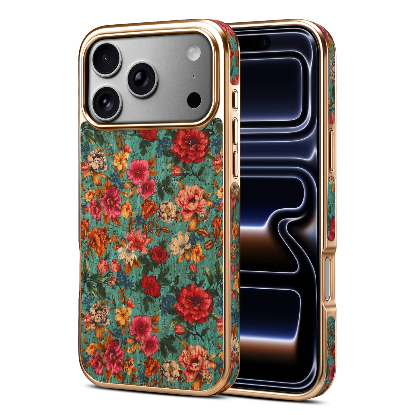 Floral Butterfly Electroplated Phone Case