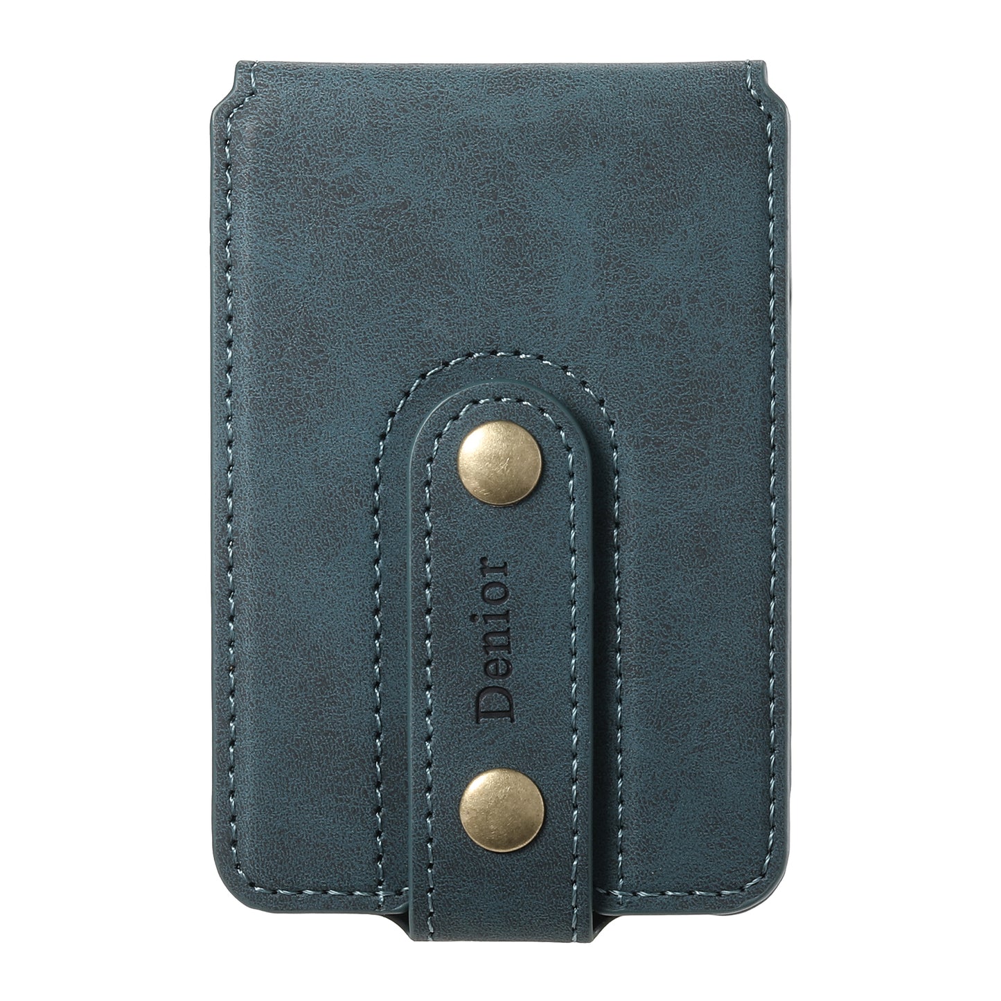 Bifold Vertical PU Leather Mag Wallet - Clasp
