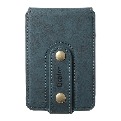 Bifold Vertical PU Leather Mag Wallet - Clasp