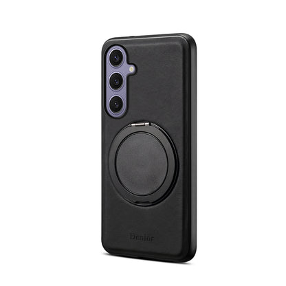 PU Skin‑Feel Texture Rotating Magnetic Phone Case (For Samsung)
