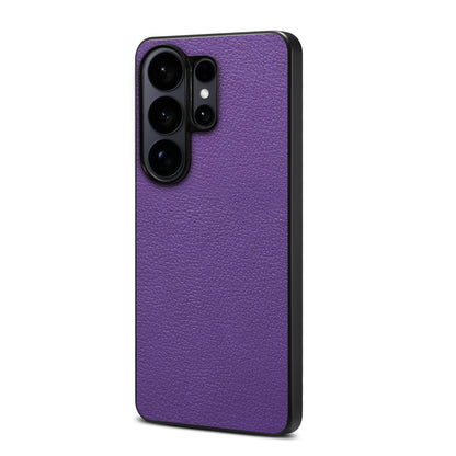 PU Faux Leather Litchi Texture Phone Case Back Cover (For Samsung)