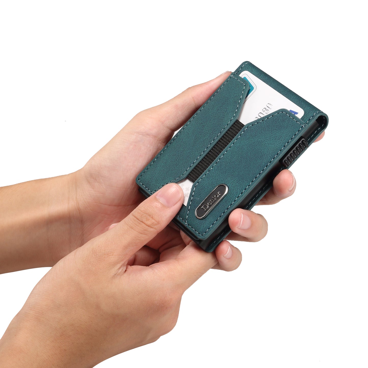 PU Skin-Feel Elastic Card Case