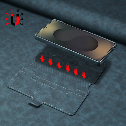 PU Retro Faux Leather Detachable Magnetic Wallet Stand Phone Case (For Samsung)