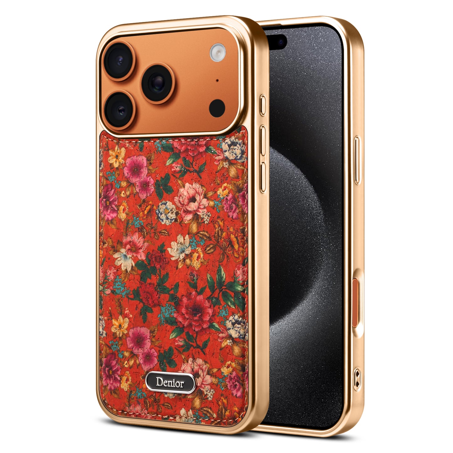 Butterfly Printed Magnetic Electroplated Phone Case