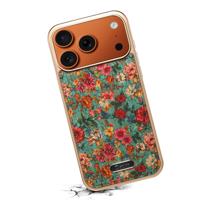 Butterfly Printed Magnetic Electroplated Phone Case