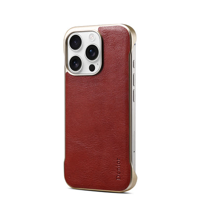 Genuine Leather Borderless Magnetic Phone Case