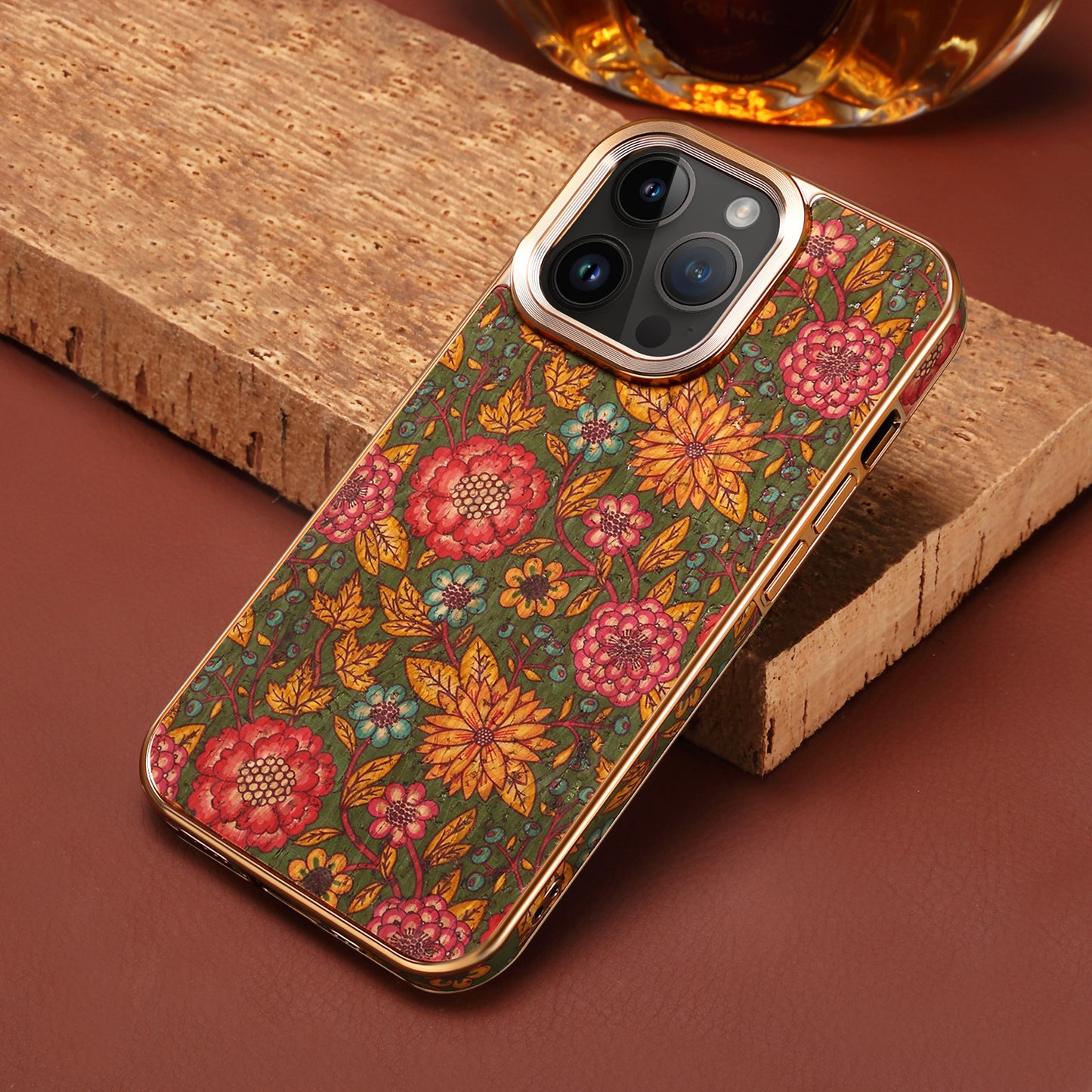 Floral Electroplated Phone Case