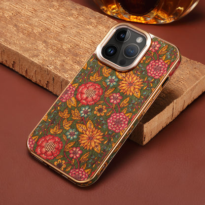 Floral Electroplated Phone Case