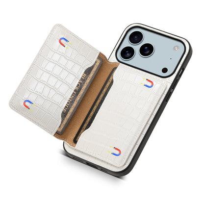 2-IN-1 PU Bag Case - Crocodile pattern