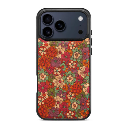 Floral Cork Mag Case