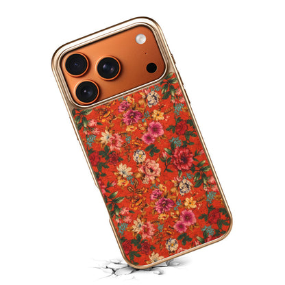 Floral Butterfly Electroplated Phone Case