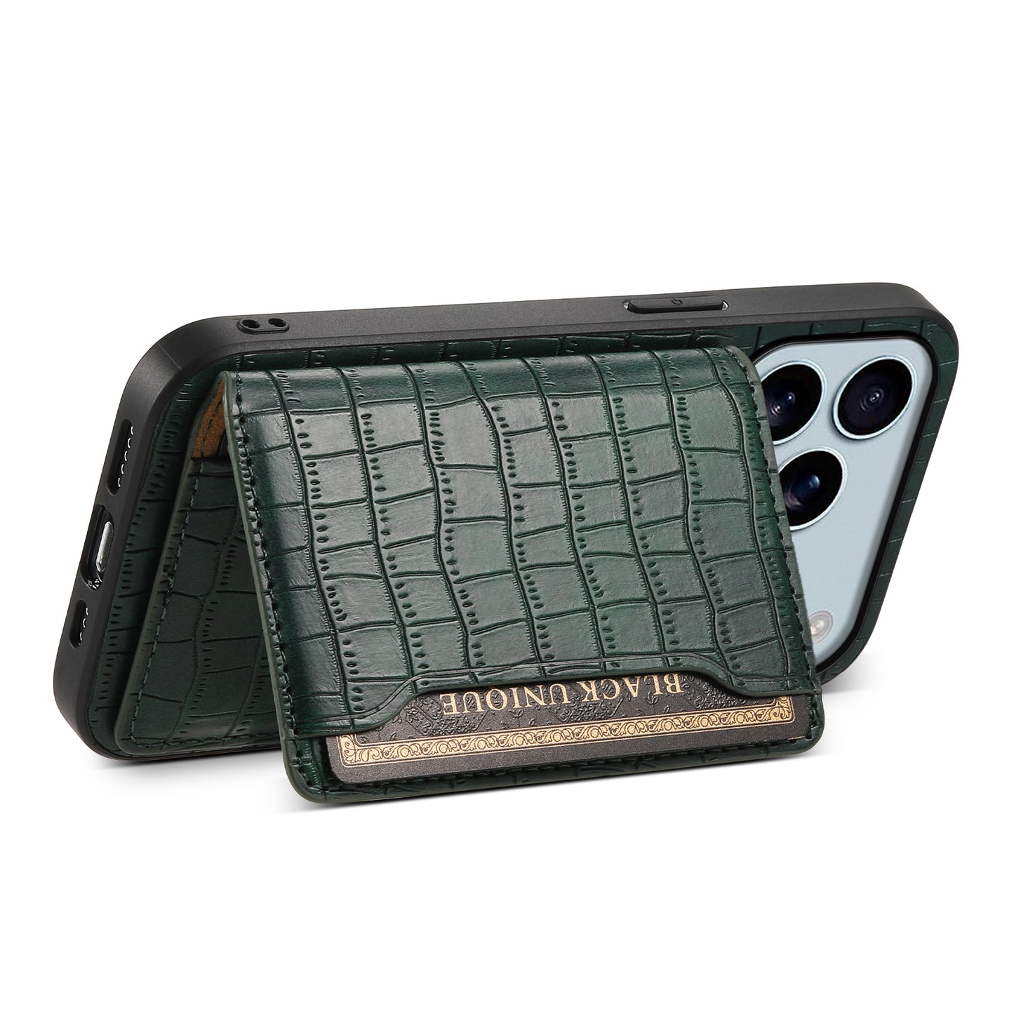 2-IN-1 PU Bag Case - Crocodile pattern