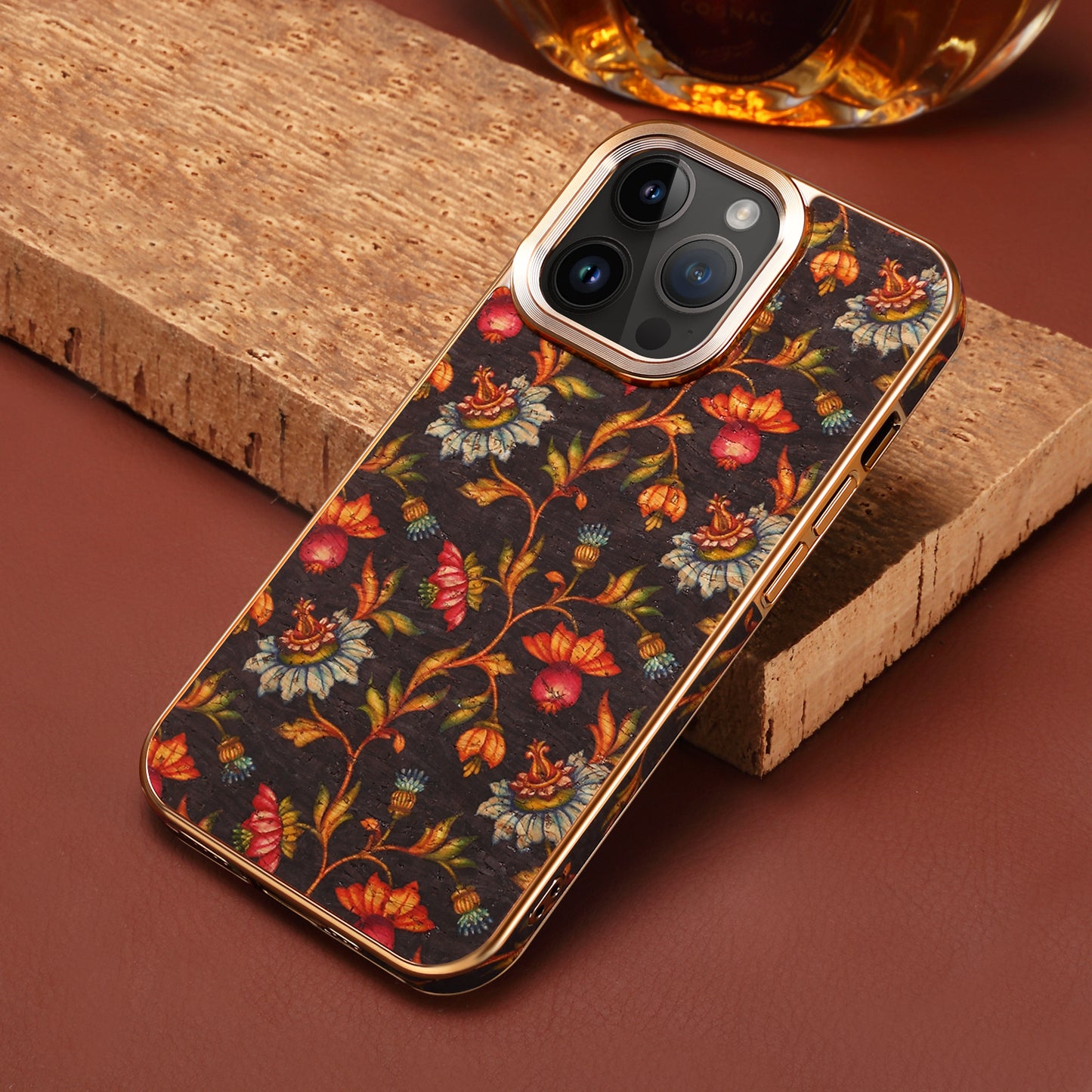 Floral Electroplated Phone Case