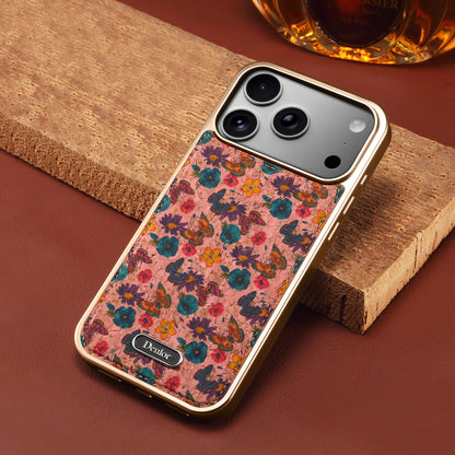 Butterfly Printed Magnetic Electroplated Phone Case
