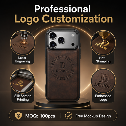 Vintage PU Leather Magnetic Case
